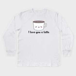 You are the Foam to my Latte Kids Long Sleeve T-Shirt